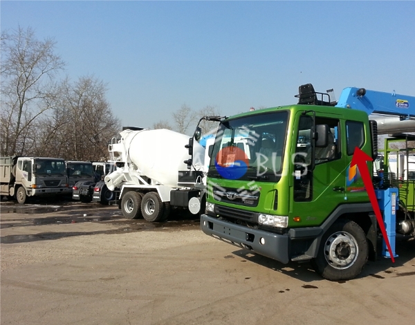 Стекло кабины левое, спальника Daewoo Ultra Novus