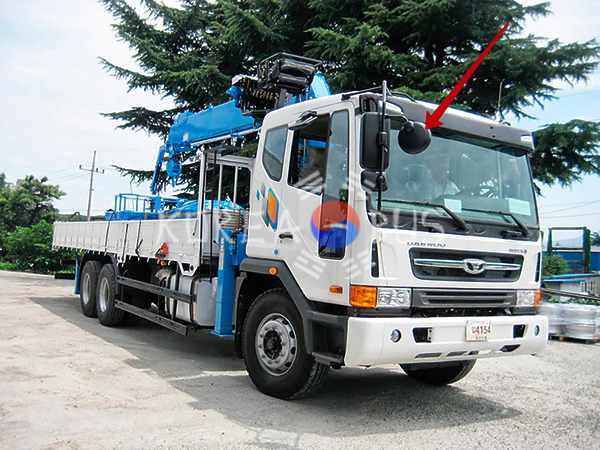 Зеркало Daewoo Ultra Novus правое круглое 37610-01140 3761001140 37610-00091 3761000091